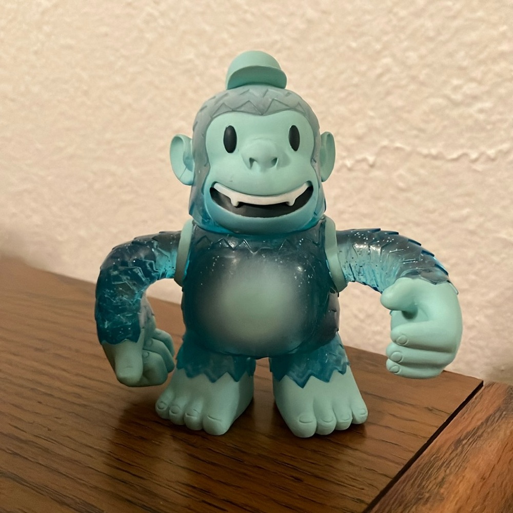Mailchimp Limited Edition Collectible Blue Glitter Ice Toy Action Figure